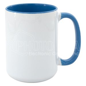 15 oz two tone ceramic mug