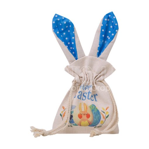 Sublimation Easter Bunny Treat Bag with Colored Bunny Ears