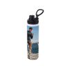 730 ml/24 oz. Sublimation Stainless Steel Sports Water Bottle with Swivel Handle and Screw-on Top