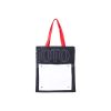 Sublimation Colored Handle Canvas Tote Bag with White Patch