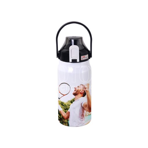 37 oz./1100 ml Sublimation Stainless Steel Travel Water Bottle with Handle Lid