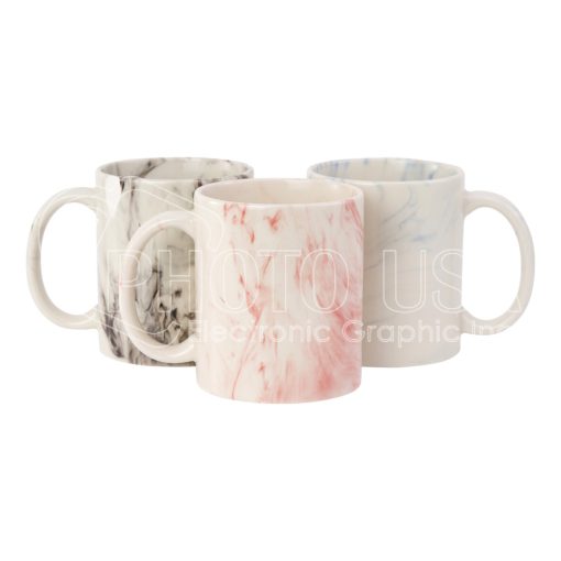11 oz. Sublimation Marble Texture Ceramic Mug