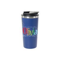 16 oz. Colored Stainless Steel Travel Mug for Laser Engraving and UV Printing