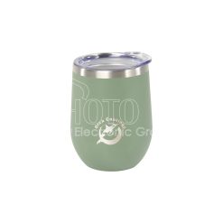 12 oz. Colored Stainless Steel Stemless Wine Cup for Laser Engraving and UV Printing