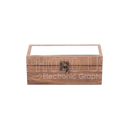 Sublimation Wooden Jewelry Box with Aluminum Insert