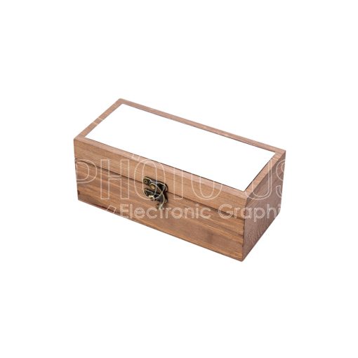 Sublimation Wooden Jewelry Box with Aluminum Insert