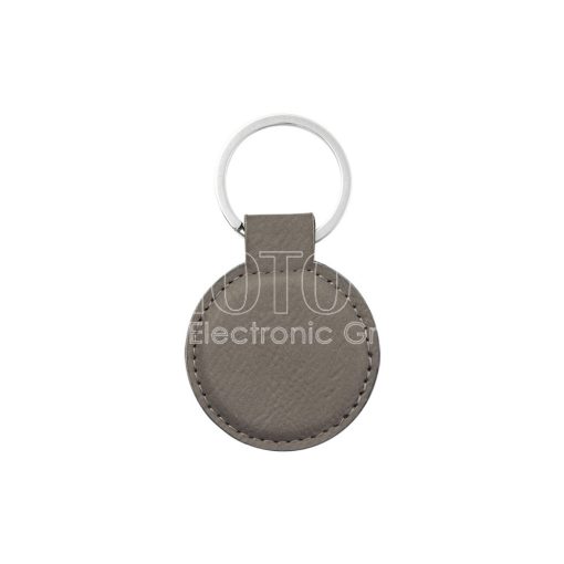 Engraving Blank PU Leather Keychain
