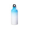 600 ml Sublimation Colored Aluminum Sports Water Bottle with Carabiner Clip (in Top Gradient Color)