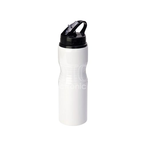 600 ml Sublimation Aluminum Sports Water Bottle with Straw Lid and Ribbed Grip