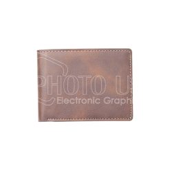 Laserable Bifold Faux Leather Wallets