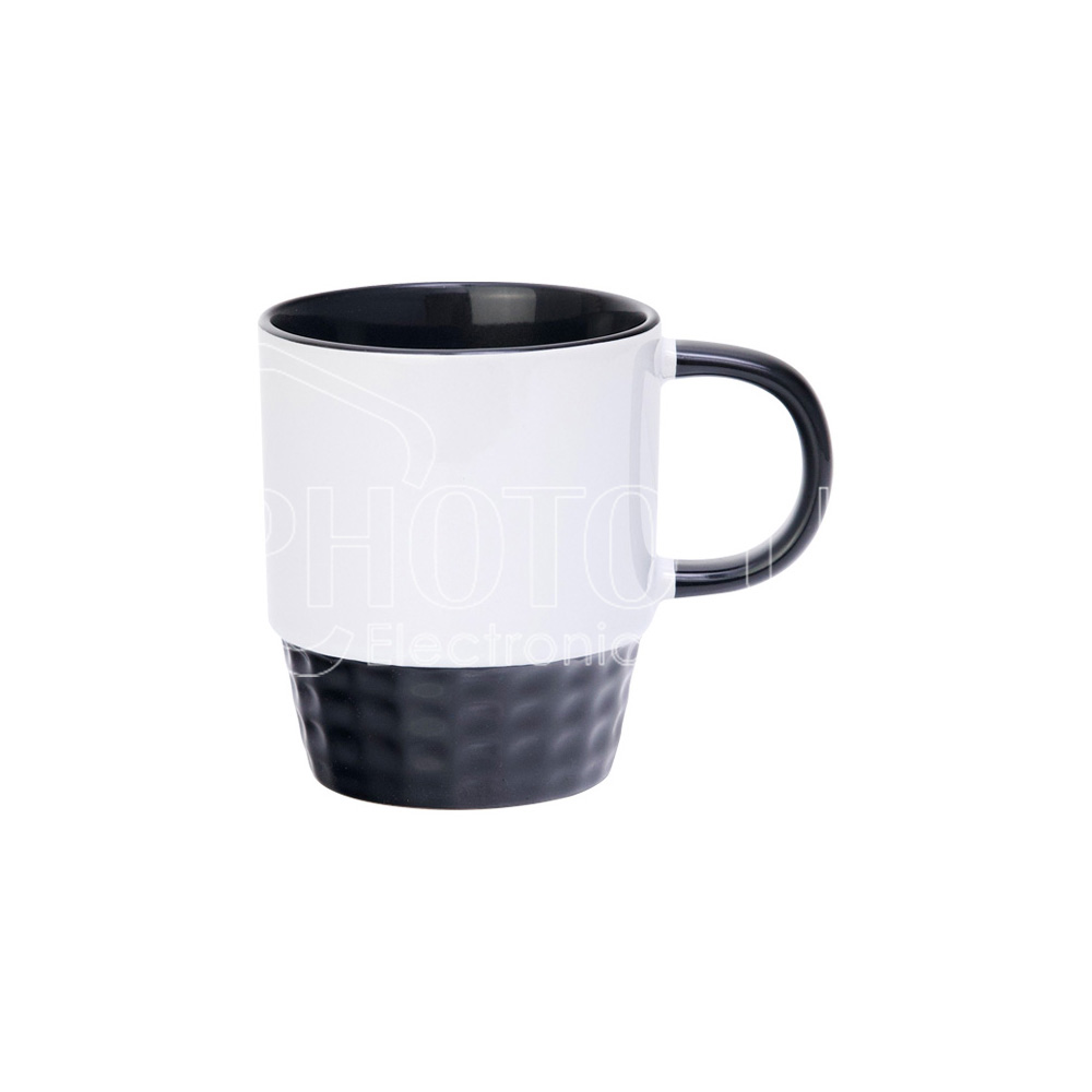 11 Oz Sublimation Two Tone Stackable New Bone China Coffee Mug The