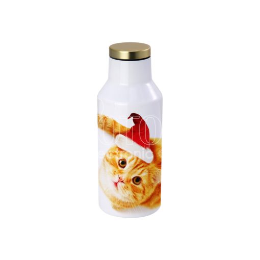 sublimation stainless steel gold lid milk bottle