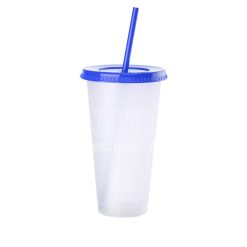 700 ml Custom Color Changing Straw Cups