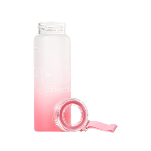 Sublimation Colored Frosted Glass Water Bottle