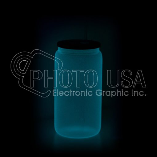 Sublimation Glow-in-the-Dark Beer Can Glasses