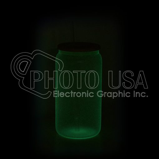 Sublimation Glow-in-the-Dark Beer Can Glasses