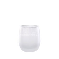 sublimation frosted stemless wine glasses