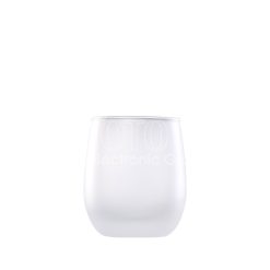 sublimation frosted stemless wine glasses