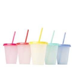 450 ml Custom Color Changing Plastic Cups