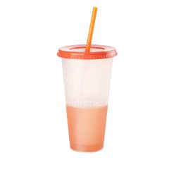 700 ml Custom Color Changing Straw Cups