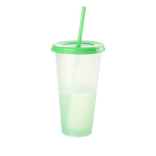 700 ml Custom Color Changing Straw Cups