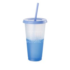 700 ml Custom Color Changing Straw Cups