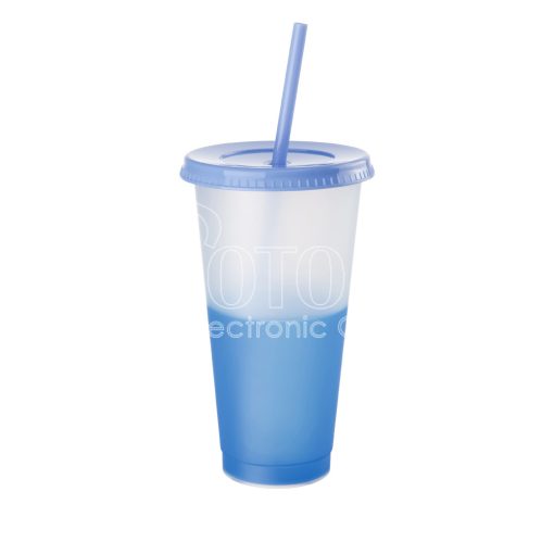 700 ml Custom Color Changing Straw Cups