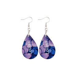 sublimation double-sided MDF earrings