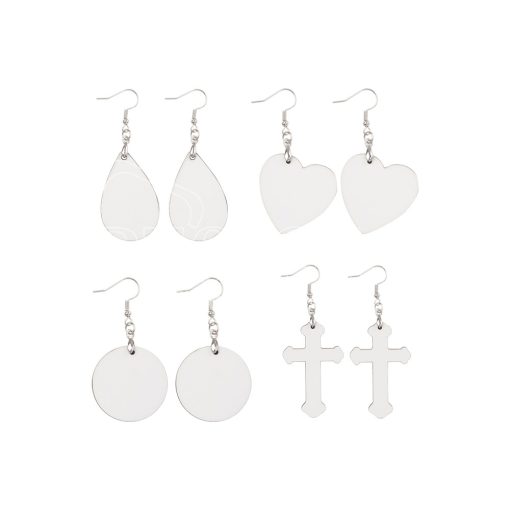 sublimation double-sided MDF earrings