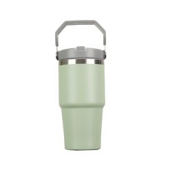 This custom tumbler is made of high-quality food-grade stainless steel. ● It has double-wall vacuum construction to retain the temperature of your drink for hours.